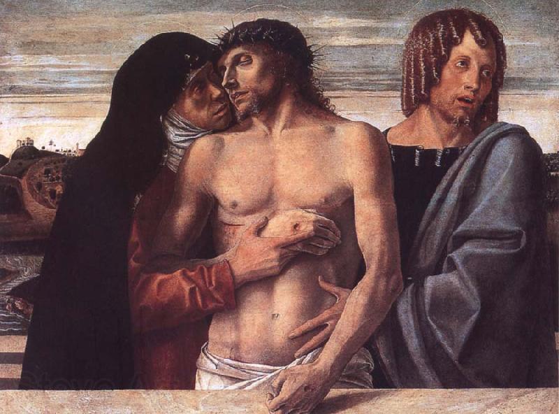 Giovanni Bellini Dead Christ Supported by the Madonna and St John France oil painting art
